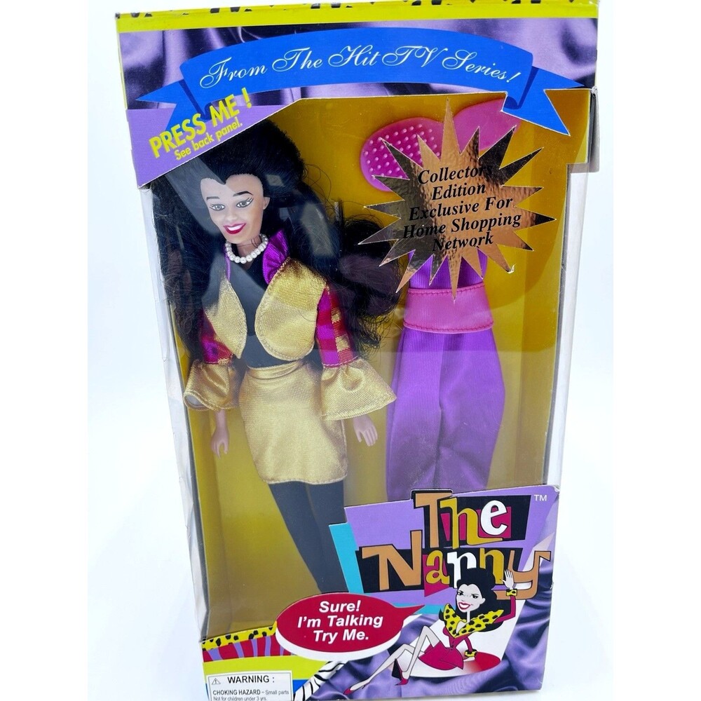 The NANNY Fran Drescher Talking Doll 1995 40298 Street Players New Vintage Works